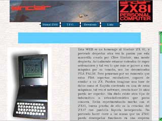 La sección ZX81